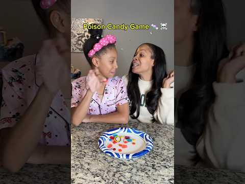 OMG! We played the Poison Candy Game 😂🫣☠️ #shorts #challenge #candy #trending