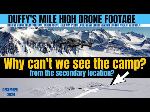 Mile High Drone Above Union Glacier Camp Antarctica | Flown by: Will Duffy Telemetry by: WheresWally