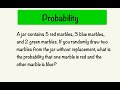 Marble Probability and Counting Problems