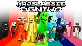NAJSŁABSZE OGNIWO z YOUTUBERAMI - JAKI KOLOR SKINA jest NAJLEPSZY? MINECRAFT