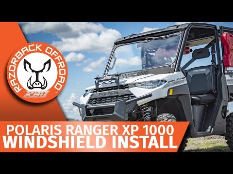 How to install an RBO Front Folding Windshield for Polaris Ranger XP 1000 - Razorback Offroad™