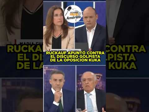 RUCKAUF APUNTO CONTRA EL DISCURSO GOLPISTA DE LA OPOSICION KUKA #noticias #kirchnerismo