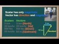 Differentiating Vectors and Scalars