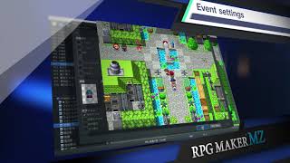 RPG Maker MZ Map Editor, Event Editor, and Character Generator Trailer