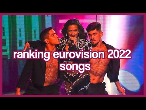 RANKING EUROVISION 2022 SONGS