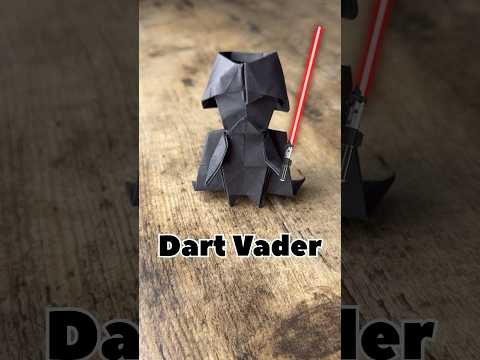 EPIC ORIGAMI DARTH VADER TUTORIAL (TADASHI MORI DESIGN) | DIY DARTH VADER FROM PAPER ORIGAMI WORLD