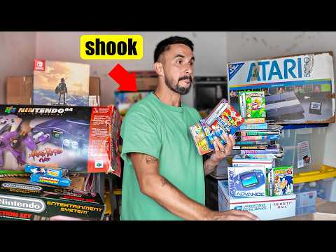 Bought a storage unit EXPLODING with games