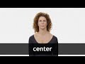 Concepts of 'Centre' in Discourse