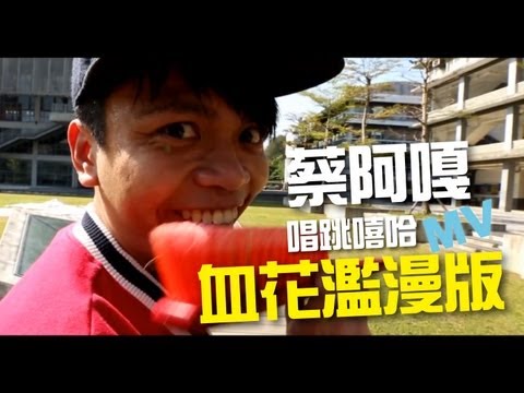 蔡阿嘎唱跳嘻哈MV─血花濫漫版