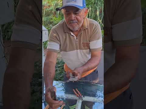 ferramenta que eu fiz para emendar todo tipo de arame