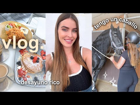 Pasa la mañana conmigo | desayuno rico y apadrino un caballo🐴😍