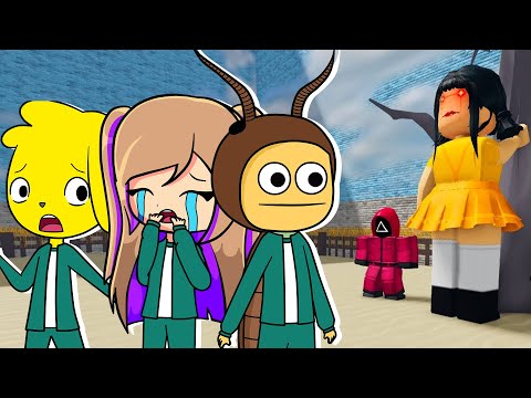 100 YOUTUBERS VS EL JUEGO DEL CALAMAR EN ROBLOX 👁👄👁