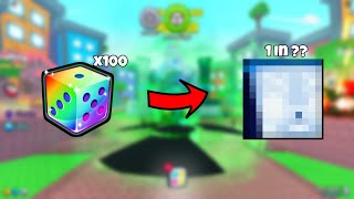 Opening 100+ Mega Lucky Dice II in Pet Simulator 99!