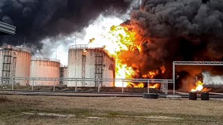 RUSSIAN ECONOMY IS BLEEDING: UKRAINIAN DRONES HIT AGAIN OIL REFINERY IN THE VOLGOGRAD OBLAST || 2025