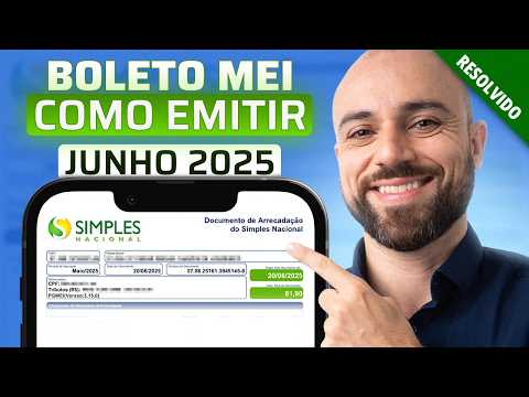 Boleto do MEI: Como Emitir DAS MEI (Junho 2025)✅ Como Pagar MEI e Emitir Boleto MEI (Fácil e Rápido)