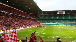 Peter Pawlett Baby at Celtic Park