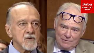 YouTube video thumbnail: 'How Would You Grade Our Effort?': Tim Kaine Asks Ambassador Nom About US Humanitarian Work In Haiti