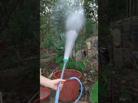 Magic tools for watering flowers. Recommended tools for watering the fields in rural areas. Agricul