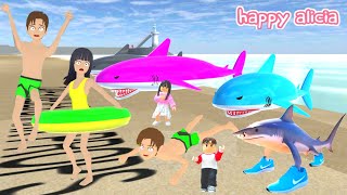 Yuta Mio Digigit Ikan Hiu Tralalero Tralala Dari Laut Masuk Dunia Roblox 😱🦈| Roblox | Sakura School