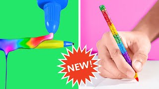 FANTASTIC SCHOOL HACKS 🎒 Creative Art Tricks & DIY Ideas by 123 GO!