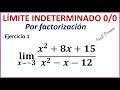 Indeterminaciones y Factorización en Límites