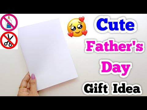 🥰 Last Minute 🥰 Father's Day Gift Idea 2025 / how to make father's day card / diy father's day card