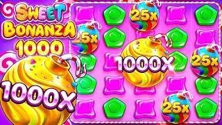 SLOT OYUNLARI 🍭 SWEET BONANZA 1000 🍭 BONANZA DA TÜRKİYE REKORU KIRDIM !! #slotoyunları
