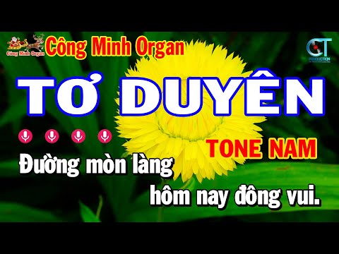 Karaoke Nhạc Sống Đám Cưới Tơ Duyên Tone Nam (Dm) Trữ Tình Dân Ca