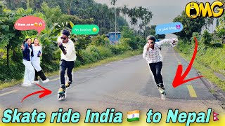 Skating with ​⁠@Indianskatershiva 🛼|| Speed Skating with crazy reaction😱 #brotherskating