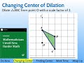 Exploring the Center of Dilation