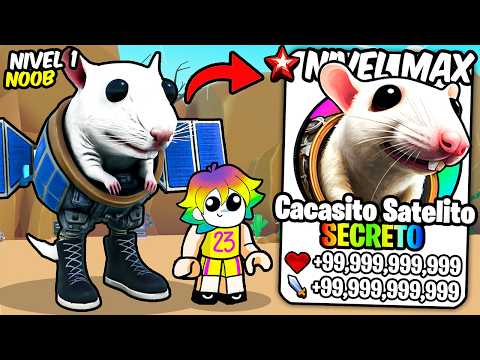Conseguí NUEVO PERSONAJE CACASITO SATELITO Desde NOOB hasta NIVEL MÁXIMO Brainrot Evolution