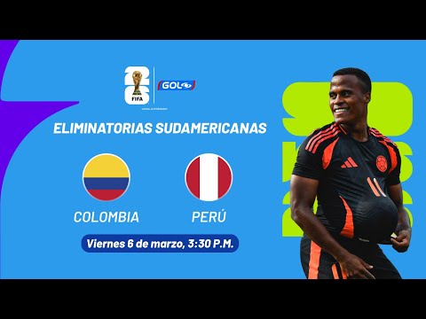 Colombia vs Perú EN VIVO 🔴| ⚽ Eliminatorias mundial 2026