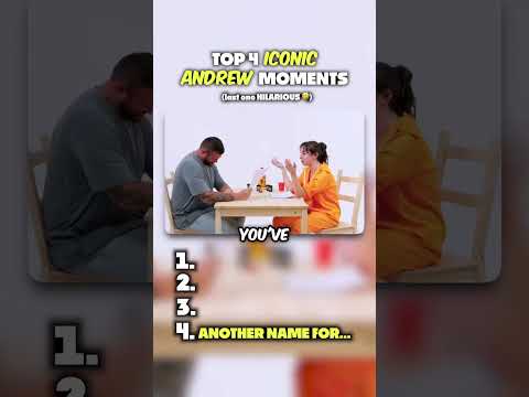 Last one BEST 🤣 TOP 4 ICONIC ANDREW MOMENTS 🤣 #dadjokes  #yeahmad