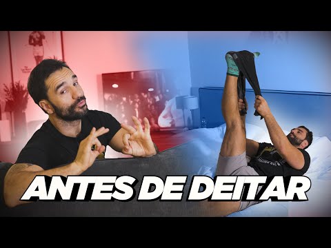 Melhores Alongamentos antes de Deitar (relaxa e dorme bem!)