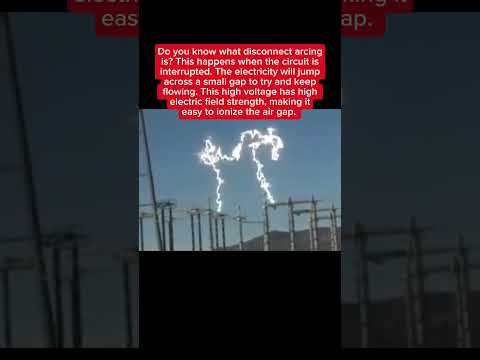 Why do disconnect Arcs Happen? #engineering #didyouknow #electrical #technology