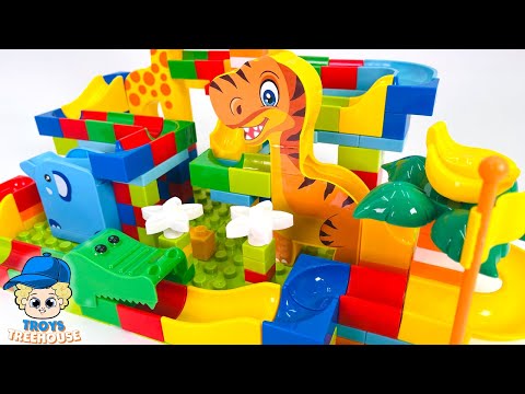 Let's Build a Fun Marble Maze with Building Blocks!