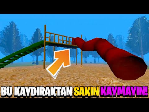 Çocuk Parkında Bu Kaydıraktan Sakın Kaymayın! Slide in the Woods