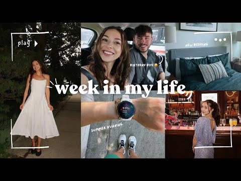 WEEKLY VLOG | insecurity chat, J's Birthday, bedroom refresh, 10k training!