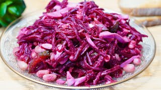 Съедят за минуту! Новый салат из Свеклы на каждый день и на праздник!