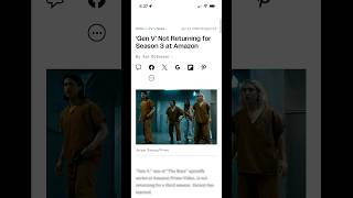 Gen V Cancelled After 2 Seasons