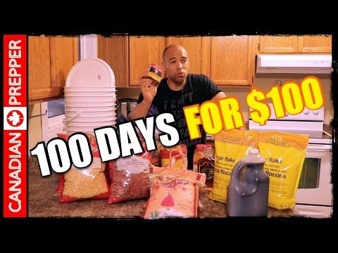 100 Days Worth of Food for $100: LASTS 25 YEARS!