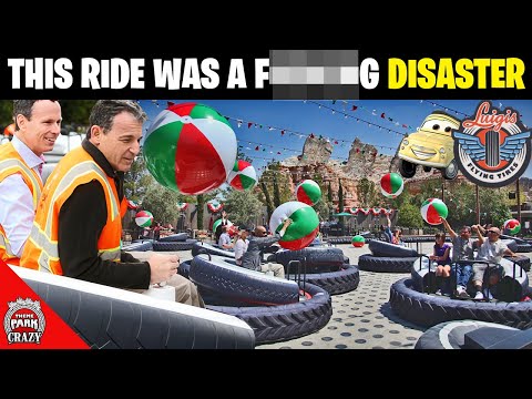 Why Disneyland's WORST Ride EVER Failed - Luigi's Flying Tires