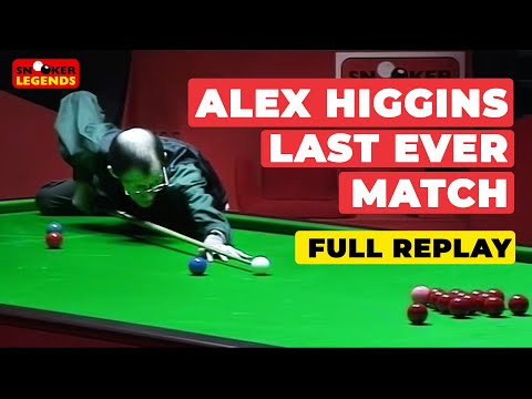 Alex 'Hurricane' Higgins Last Ever Snooker Match!