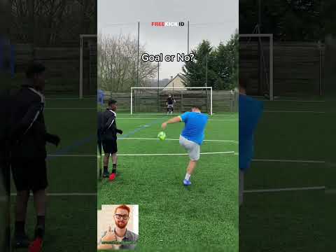 Do you think it goes in? #football #soccer #footballplayer #goalornot #satisfying #footballchallenge