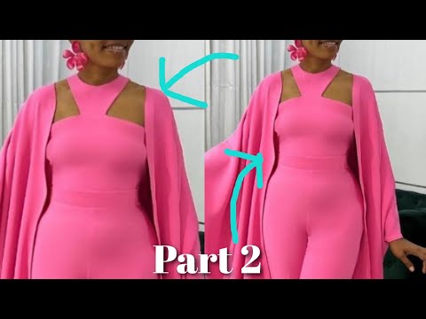 How to Cut & Sew A Crop Top With Yoke Neckline CutOut neatly