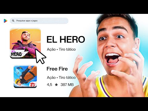 NOVO FREE FIRE?? FREITAS JOGOU O EL HERO PELA PRIMEIRA VEZ! NOVO JOGO DO EL GATO!