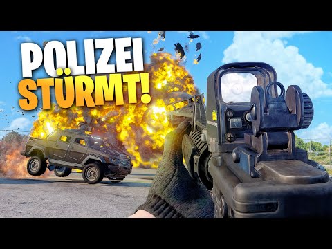 WIR STÜRMEN das FLUGFELD mit der POLIZEI!  | GTA 5 RP Real Life Online