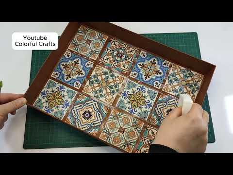 I Turned an Old Puzzle Box Into an Amazing Tray! | DIY Upcycling Idea