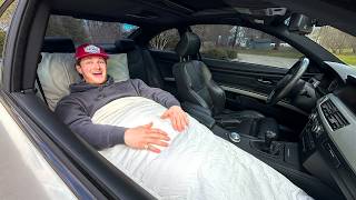 I Built a Bed in my Race Car!