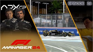 THIS IS A PROBLEM! (F1 Manager 2024 - APEX GP Road to Glory - Saudi Arabian GP)